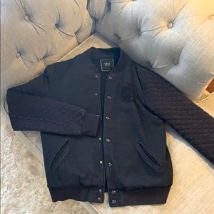 Quilted Obey Letterman jacket